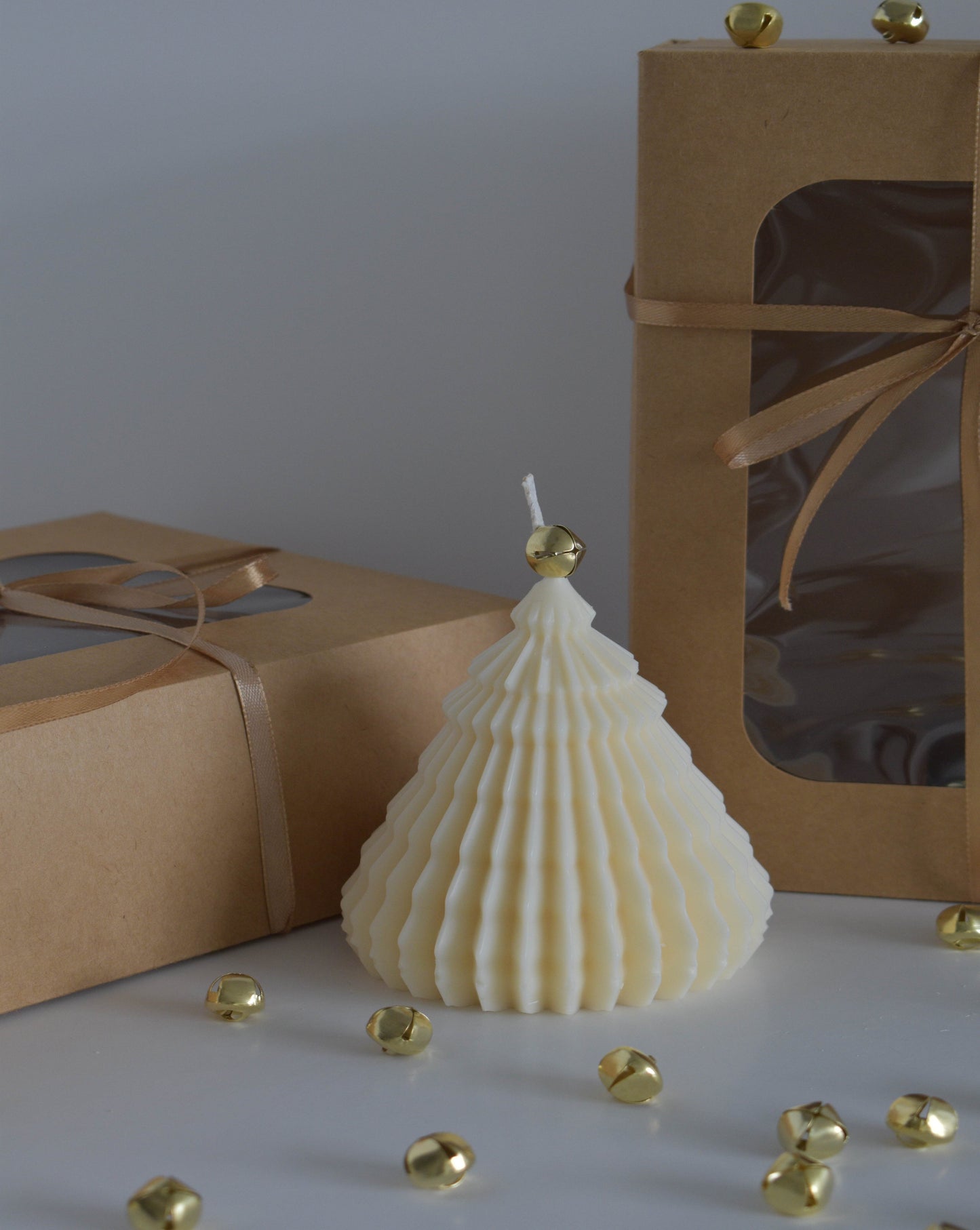 Textured Christmas Tree Soy Wax Candle