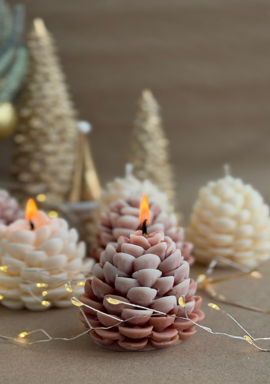 Christmas Pinecone Soy Wax Candle