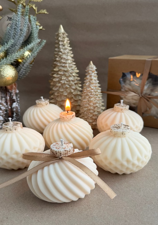 Christmas Tree Ball Soy Wax Candle