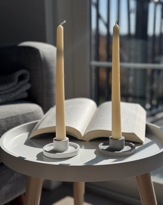 Luxury Candle Kit: Handmade Soy Wax Candles Paired with Elegant Holders