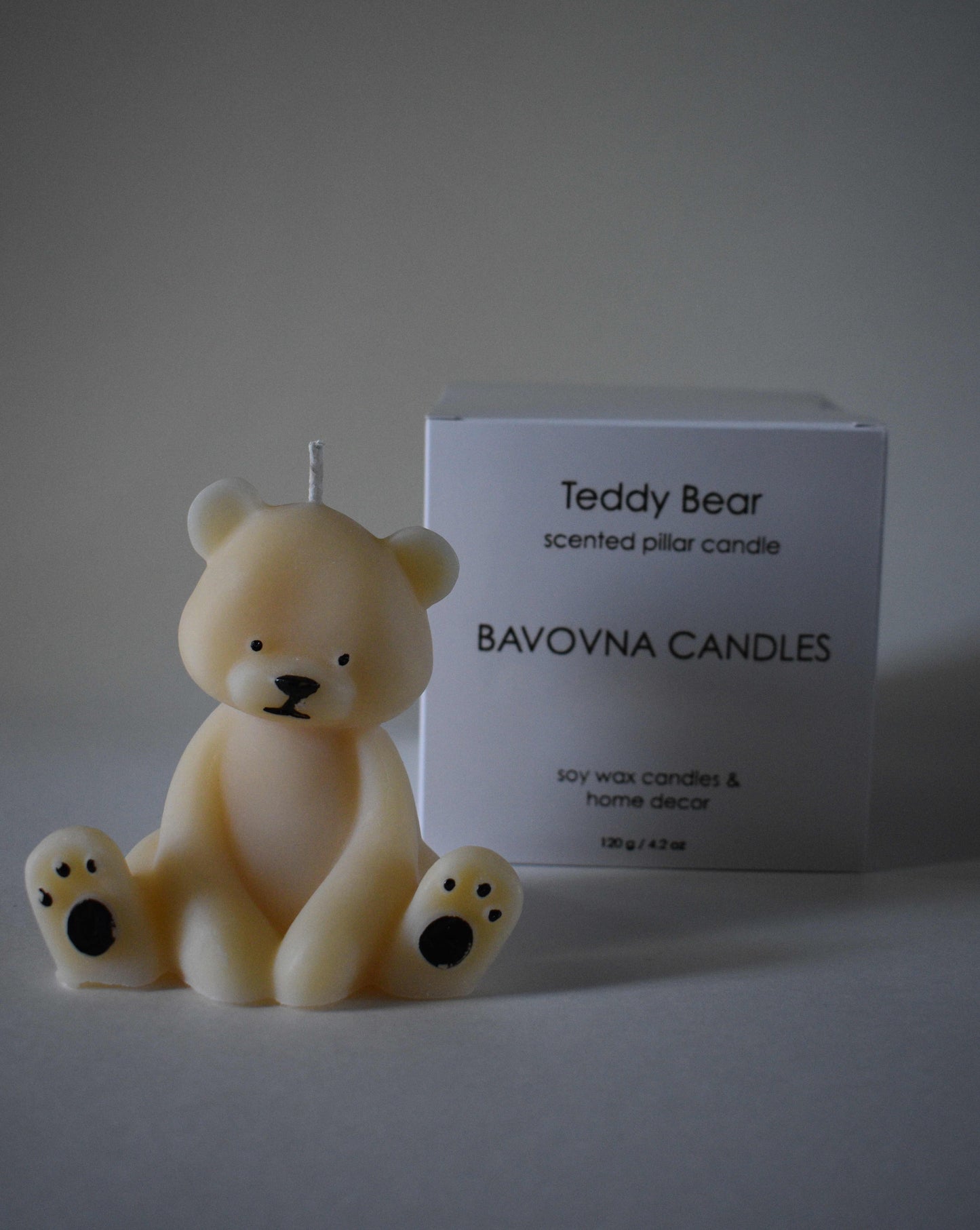 Organic Soy Wax Teddy Bear Candles – Eco-Friendly & Charming Home Décor