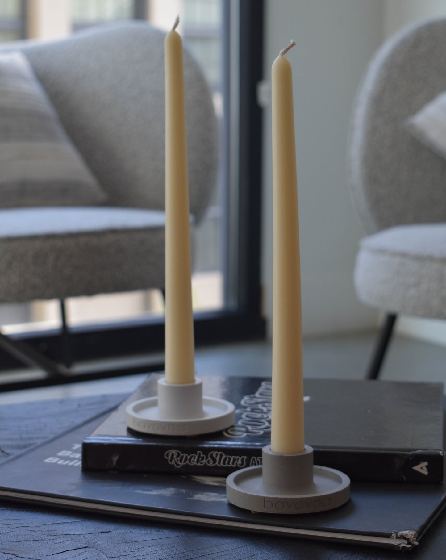 Luxury Candle Kit: Handmade Soy Wax Candles Paired with Elegant Holders